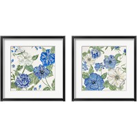 Framed Italian Floral Theme2 Piece Framed Art Print Set