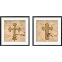 Framed 'Faith 2 Piece Framed Art Print Set' border=