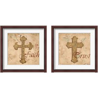 Framed 'Faith 2 Piece Framed Art Print Set' border=