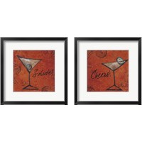 Framed 'Cheers 2 Piece Framed Art Print Set' border=