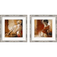 Framed Seated Woman 2 Piece Framed Art Print Set