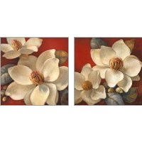 Framed 'Magnolia Passion2 Piece Art Print Set' border=