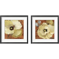 Framed 'Autumn Poppies 2 Piece Framed Art Print Set' border=