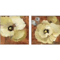 Framed Autumn Poppies 2 Piece Art Print Set