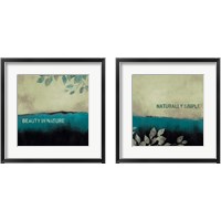 Framed 'Beauty in Nature 2 Piece Framed Art Print Set' border=