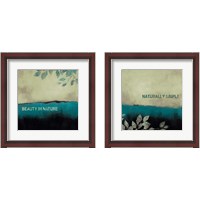 Framed 'Beauty in Nature 2 Piece Framed Art Print Set' border=