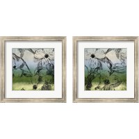 Framed 'Green Bella Natura 2 Piece Framed Art Print Set' border=