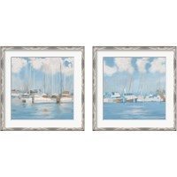 Framed Golf Harbor Boats 2 Piece Framed Art Print Set