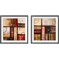 Framed Digits in the Abstract 2 Piece Framed Art Print Set
