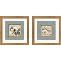 Framed 'Silversage Flower 2 Piece Framed Art Print Set' border=