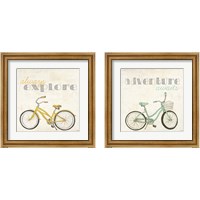 Framed 'Explore and Adventure 2 Piece Framed Art Print Set' border=