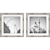 Framed 'London Sights 2 Piece Framed Art Print Set' border=