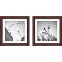 Framed 'London Sights 2 Piece Framed Art Print Set' border=