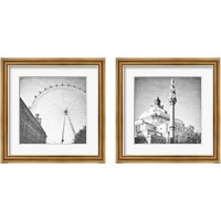 Framed 'London Sights 2 Piece Framed Art Print Set' border=