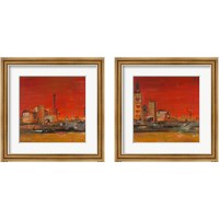 Framed Crazy City 2 Piece Framed Art Print Set