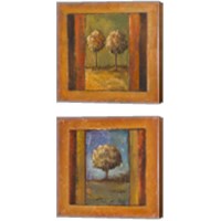 Framed 'Lonely Trees 2 Piece Canvas Print Set' border=
