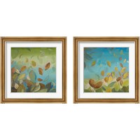 Framed 'Thinking Green 2 Piece Framed Art Print Set' border=