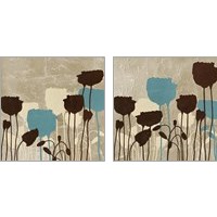 Framed 'Floral Simplicity 2 Piece Art Print Set' border=