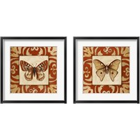 Framed Moroccan Butterfly 2 Piece Framed Art Print Set