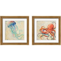 Framed Creatures of the Ocean 2 Piece Framed Art Print Set