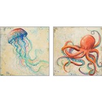 Framed Creatures of the Ocean 2 Piece Art Print Set