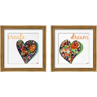 Framed Expressive Heart 2 Piece Framed Art Print Set