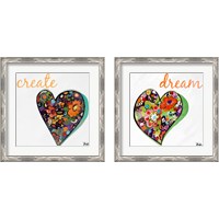 Framed Expressive Heart 2 Piece Framed Art Print Set