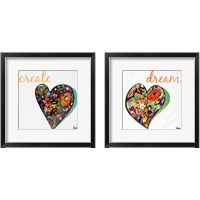 Framed Expressive Heart 2 Piece Framed Art Print Set