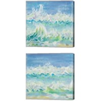 Framed 'Las Olas Square 2 Piece Canvas Print Set' border=