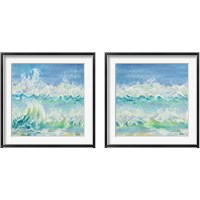 Framed 'Las Olas Square 2 Piece Framed Art Print Set' border=