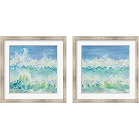 Framed 'Las Olas Square 2 Piece Framed Art Print Set' border=