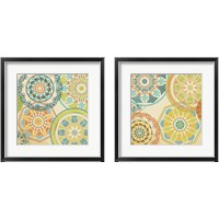 Framed Spirographics Square 2 Piece Framed Art Print Set