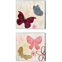 Framed 'Fly Away 2 Piece Canvas Print Set' border=