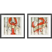 Framed Catch of the Day Square 2 Piece Framed Art Print Set