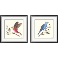 Framed Birds and Blossoms 2 Piece Framed Art Print Set