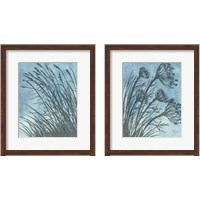 Framed Tall Grasses on Blue 2 Piece Framed Art Print Set
