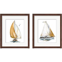 Framed Gold Sail 2 Piece Framed Art Print Set
