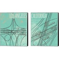 Framed California Roads 2 Piece Canvas Print Set