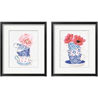 Framed 'From the East 2 Piece Framed Art Print Set' border=