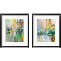 Framed 'Reflecton  2 Piece Framed Art Print Set' border=