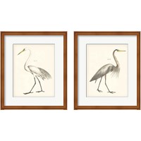 Framed Vintage Heron 2 Piece Framed Art Print Set