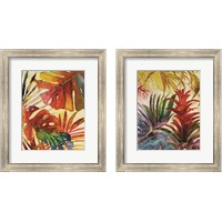 Framed 'Tropic Botanicals 2 Piece Framed Art Print Set' border=