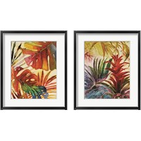 Framed 'Tropic Botanicals 2 Piece Framed Art Print Set' border=