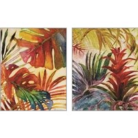 Framed 'Tropic Botanicals 2 Piece Art Print Set' border=
