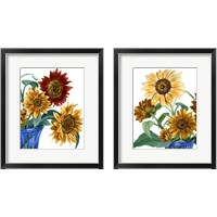 Framed China Sunflowers 2 Piece Framed Art Print Set