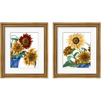 Framed China Sunflowers 2 Piece Framed Art Print Set
