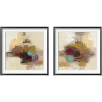 Framed Morello Cherry Abstract 2 Piece Framed Art Print Set