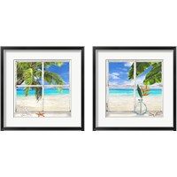 Framed Horizon Tropical 2 Piece Framed Art Print Set