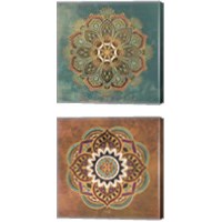 Framed Boho Medallion 2 Piece Canvas Print Set