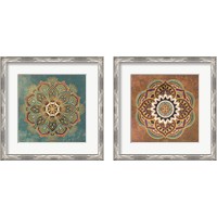 Framed 'Boho Medallion 2 Piece Framed Art Print Set' border=